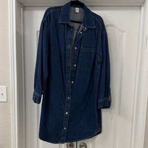 H&M Blue Denim Mini Dress